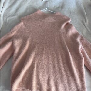Express Blush Pink Mock Neck Sweater